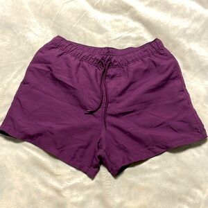 ASOS men’s purple swim trunks 7” inseam size small